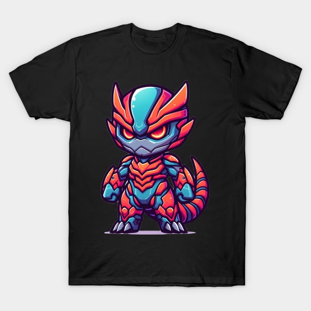 Chibi mecha kaiju armor T-Shirt by Mechanime World